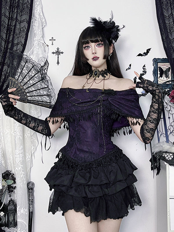 Gothic Halloween Duchess Outfit LG1042