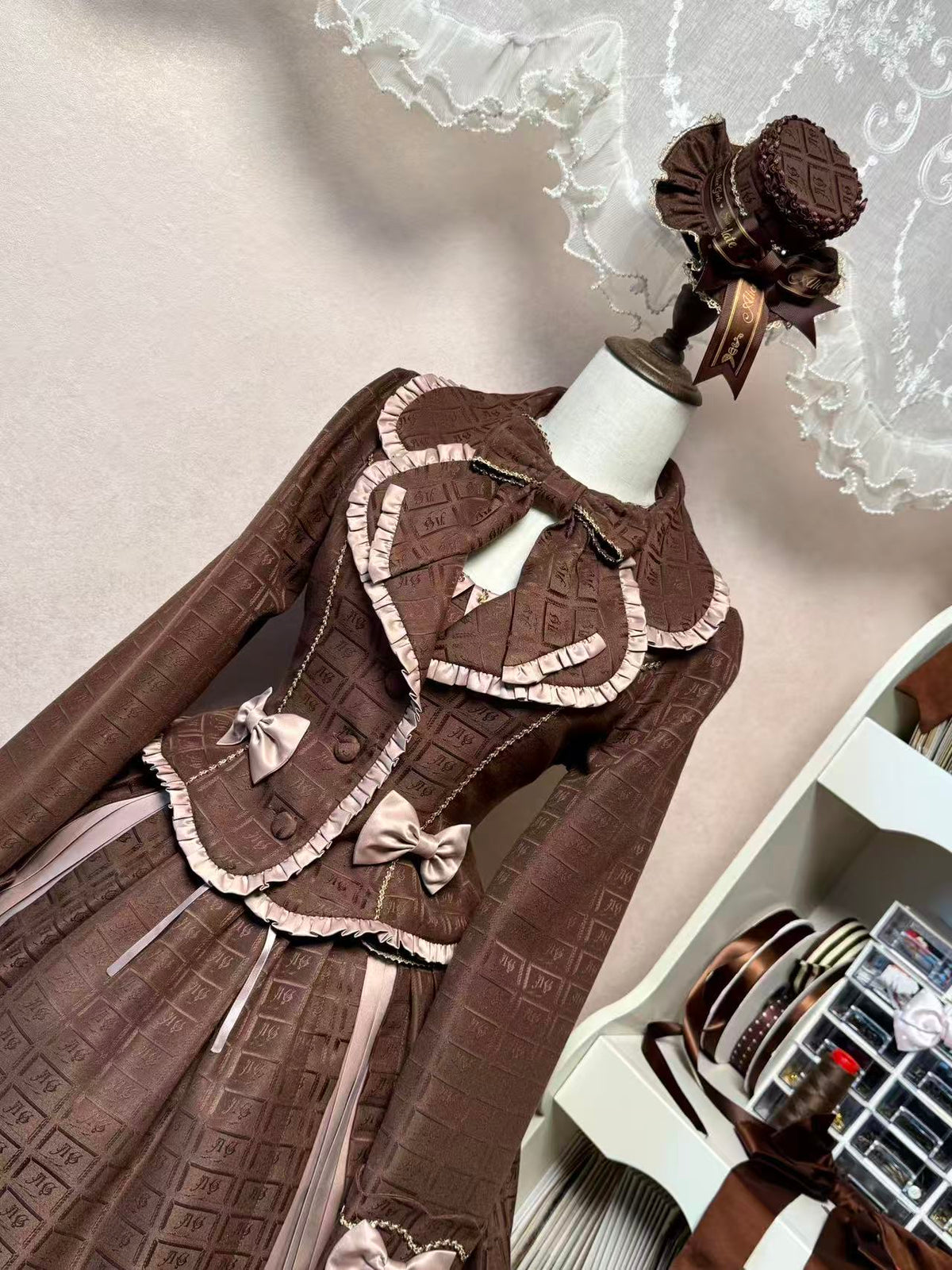 Bear Cocoa JSK Lolita Brown Dress