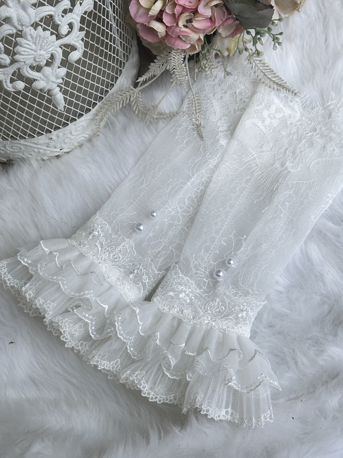 Promise of the Rose Lolita Gorgeous Bridal White JSK Full Set