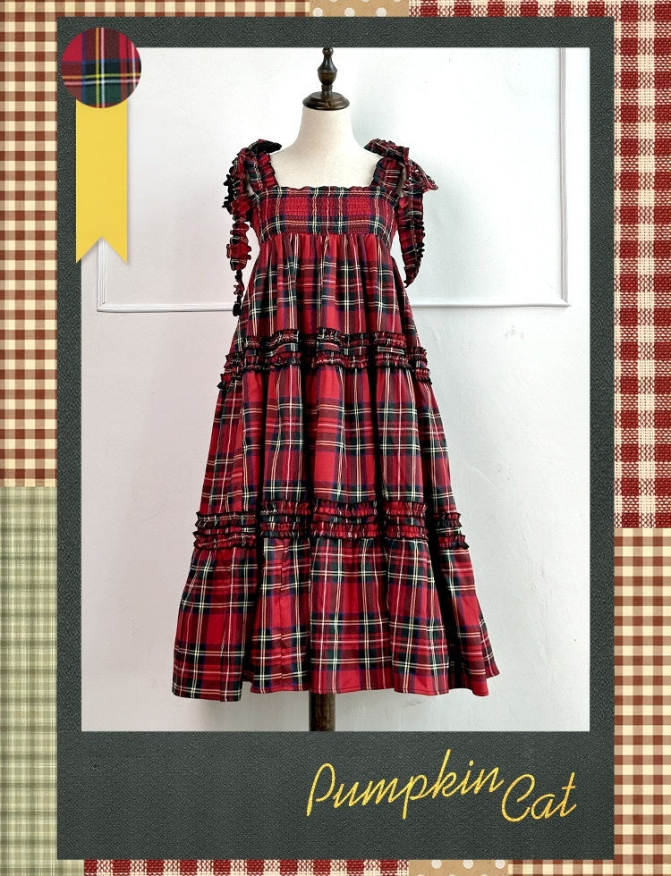 Honor Student Series Check Revolution Plaid Lolita JSK Dress