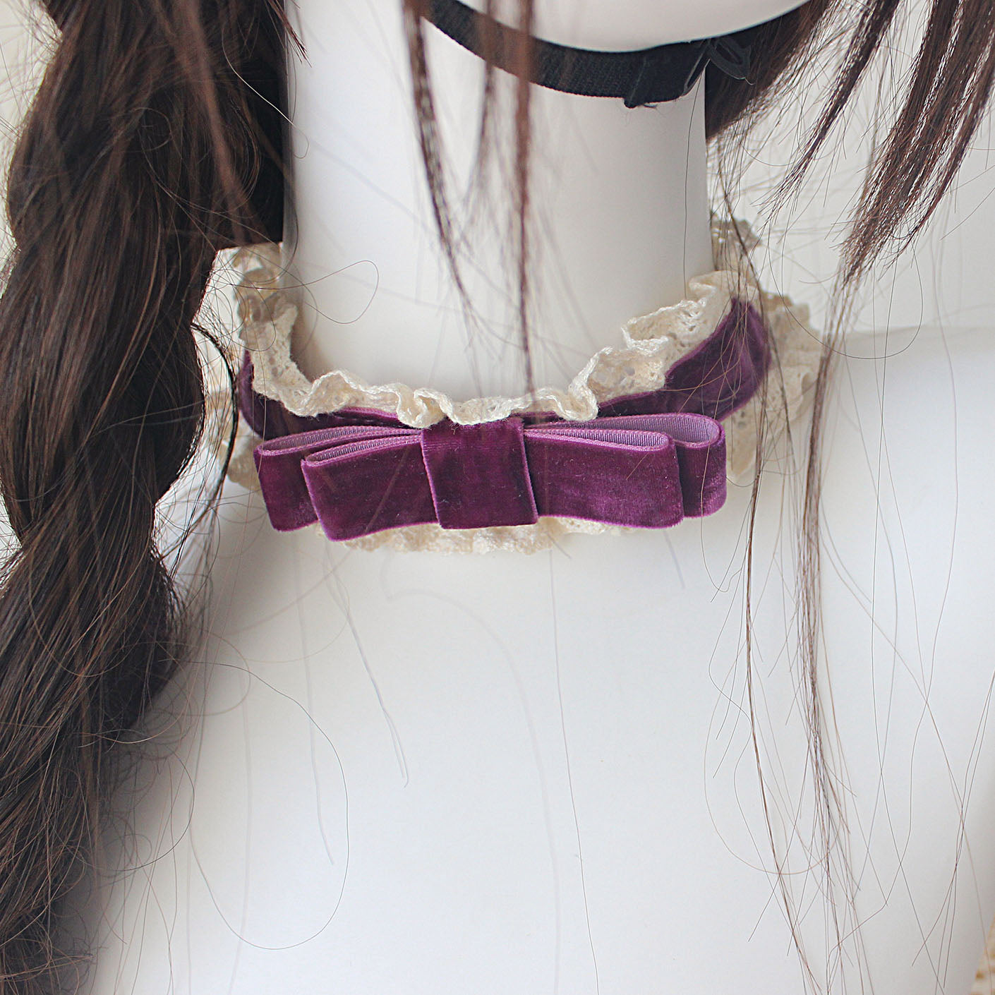 Lolita Purple Grape Theme Mini Hat Hair Clip LE1001