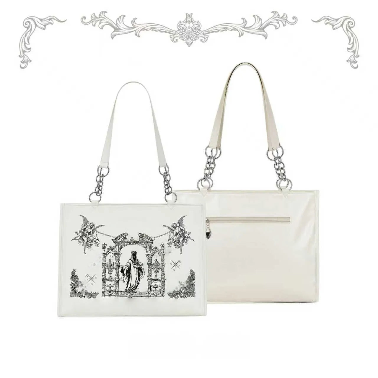 Sacred Oath Large Printed Crossbody Ita Bag