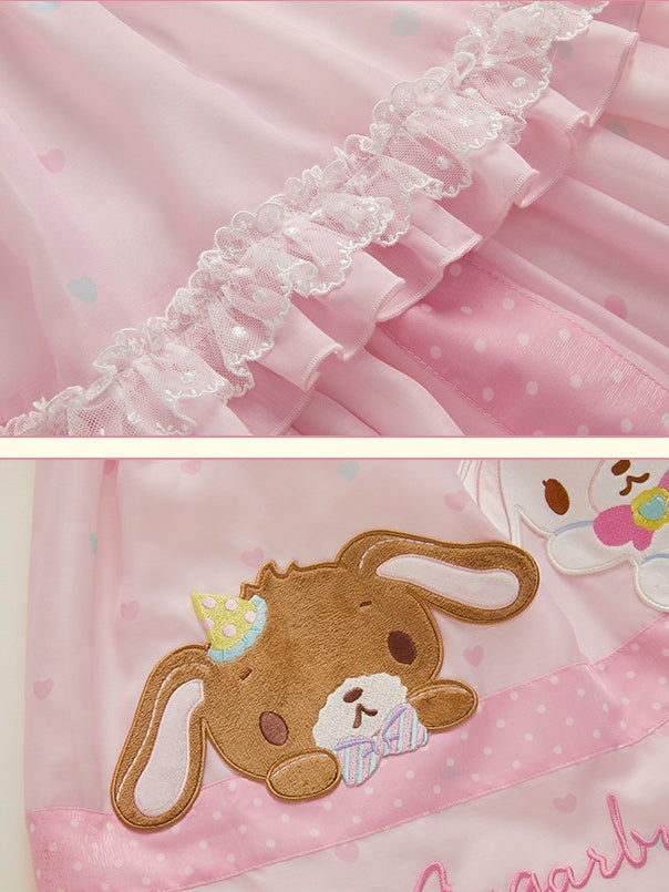 Sugarbunnies Collaboration Lolita Solid Color OP Dress