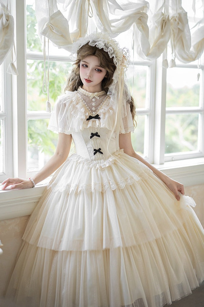 Misty Mountain Rendezvous Edward Collar Lolita OP Dress
