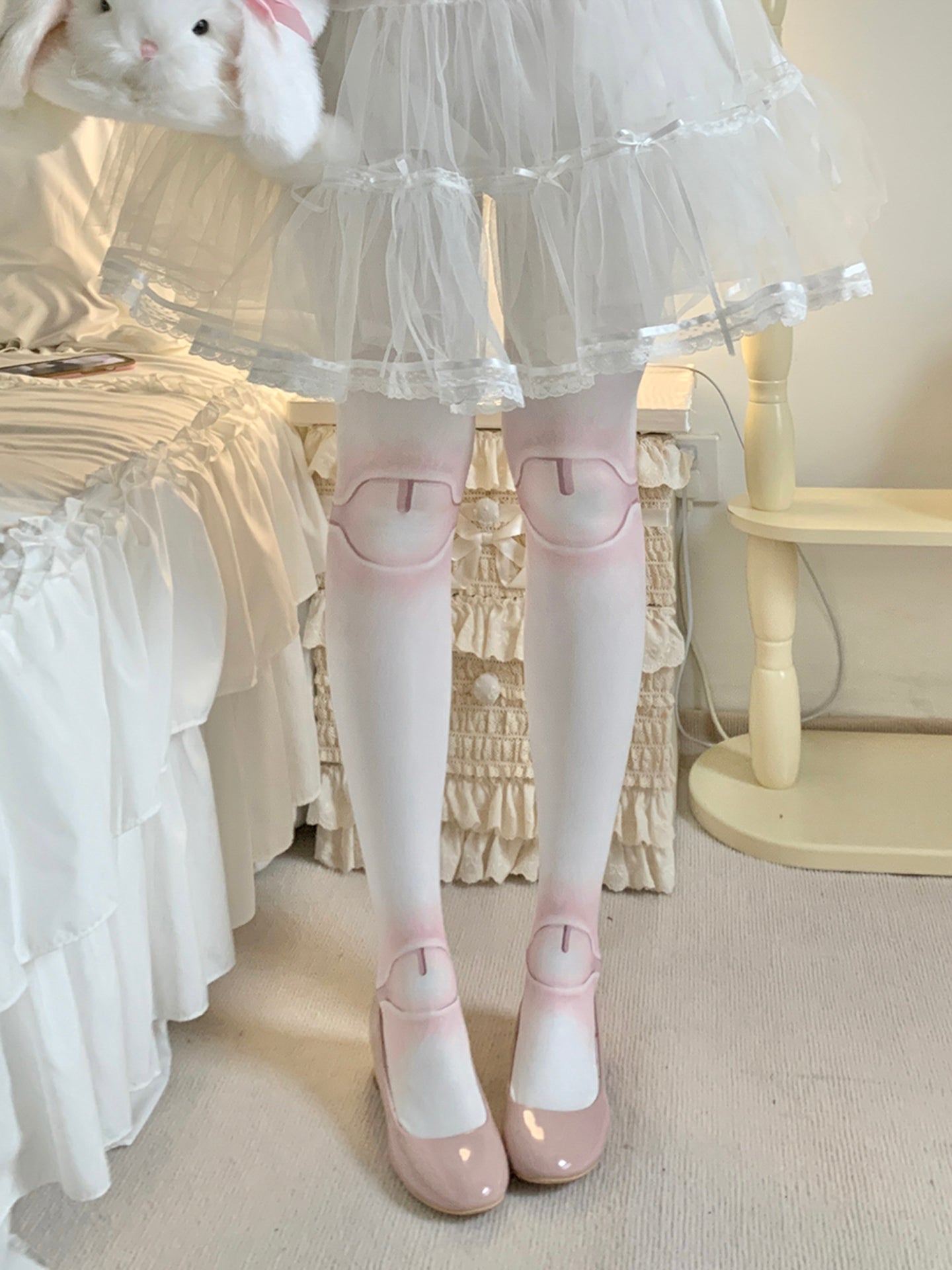 Lolita Sweet Doll Joint Printed J-Fashion Tights