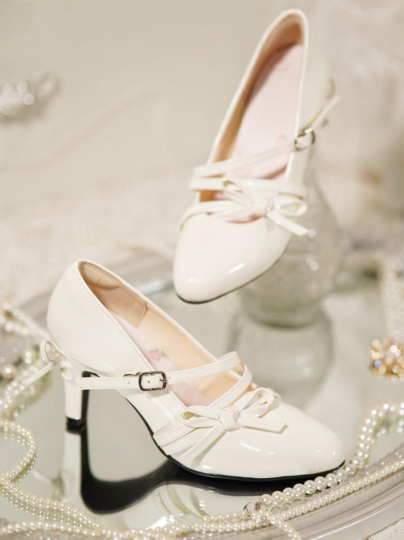 Lolita Elegant Sweet Pointed Toe Heels