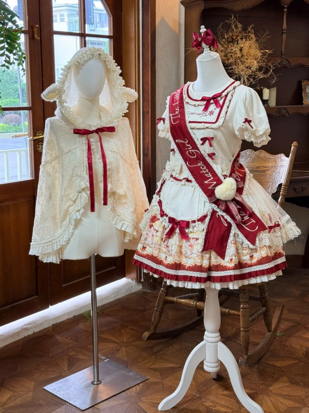 Christmas Lamb Lolita Christmas Themed OP Dress Set