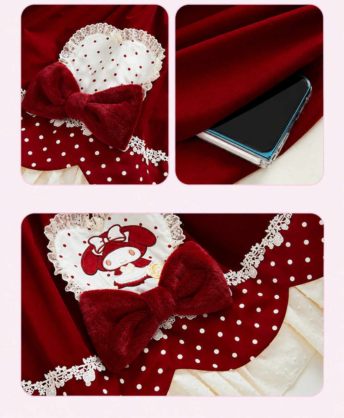 My Melody Collaboration Series Cape, Cardigan & JSK Set