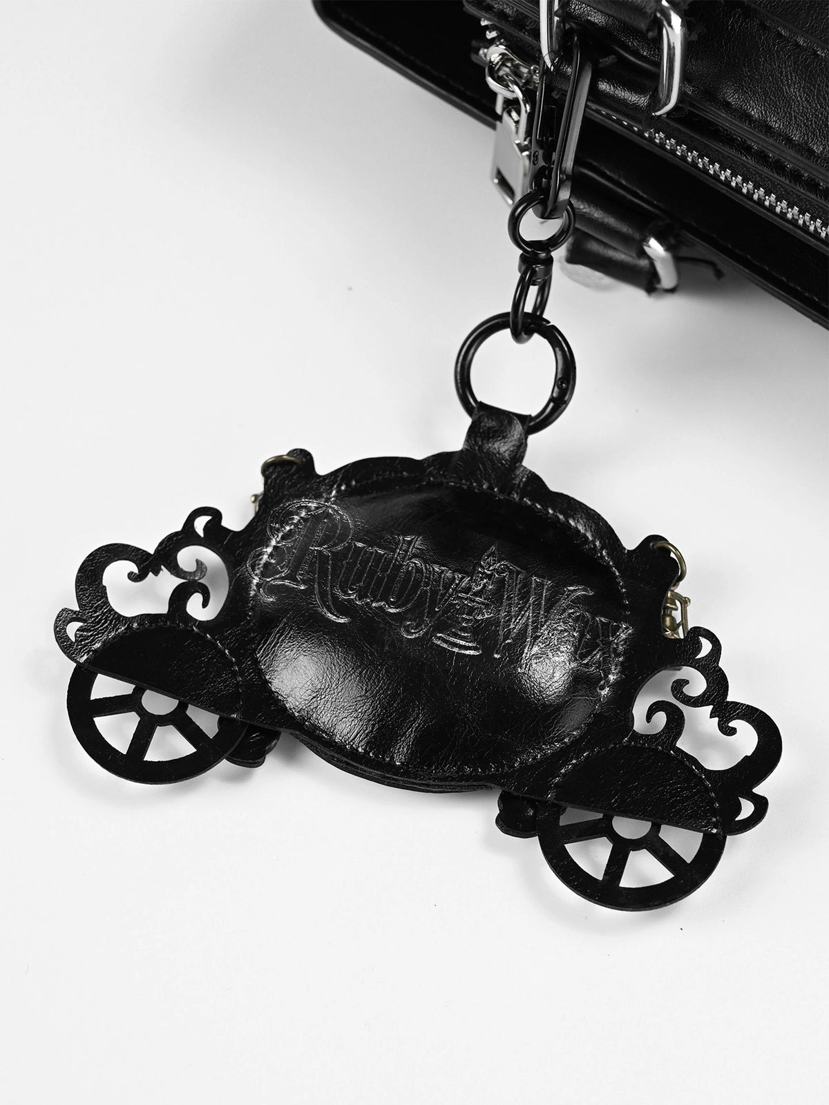 Pumpkin Carriage Bag Charm Dark Fairy Tale Lolita Gothic Vintage Bag Charm & Keychain