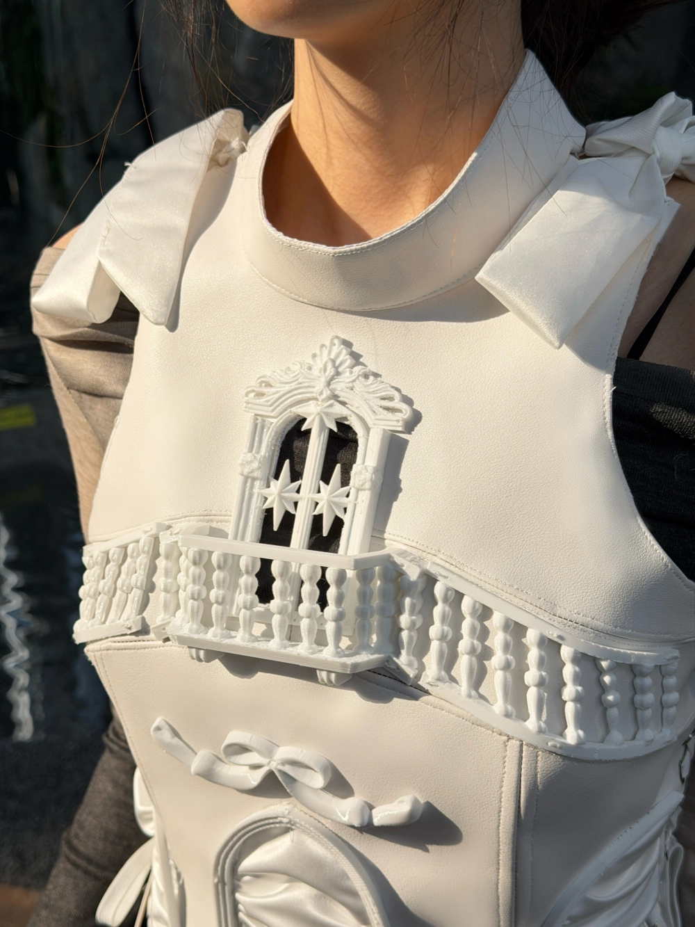 Balcony Corset 3D Printed Original Gothic Design Corset