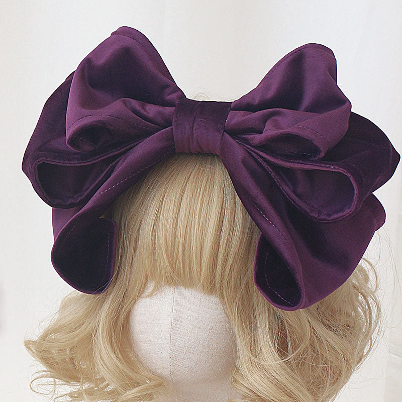 Lolita Purple Grape Theme Mini Hat Hair Clip LE1001