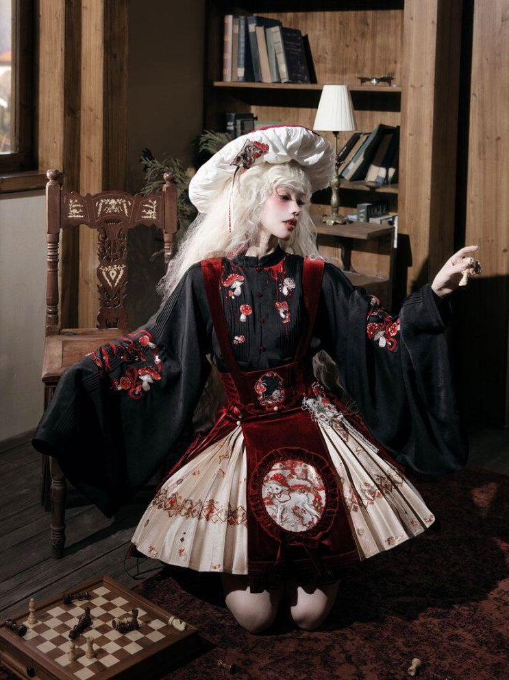 Sheep Poison Mushroom Gothic Coat & JSK Set