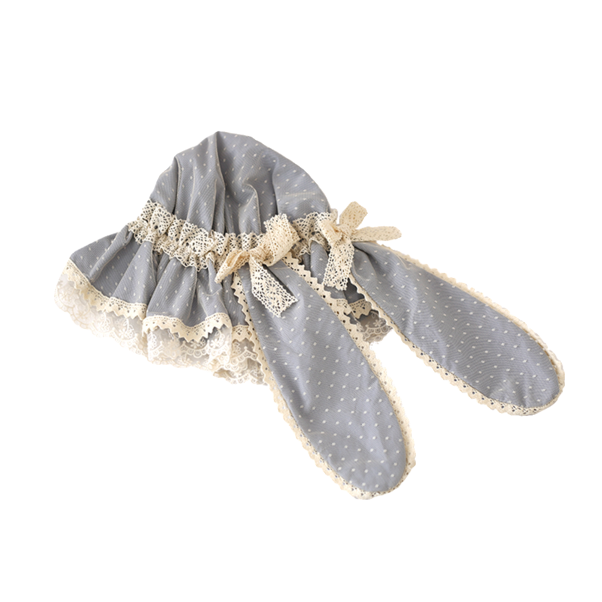Retro Detachable Bunny Ear Lace Hat LA1013