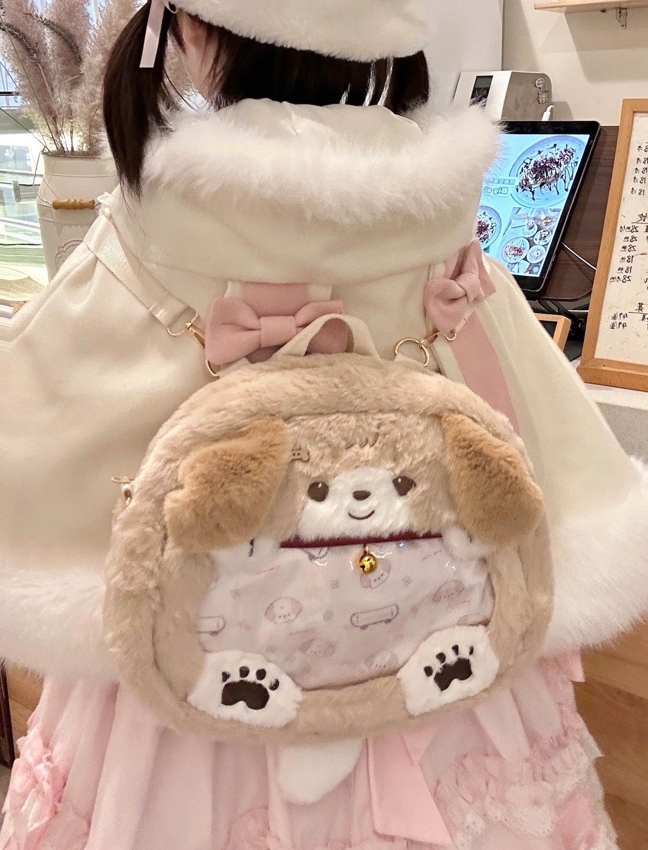 Golden Retriever Plush Cute Ita Bag