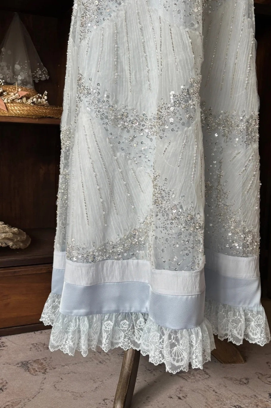 Ocean Series Sky Blue Empire Waist Lolita Dress Set