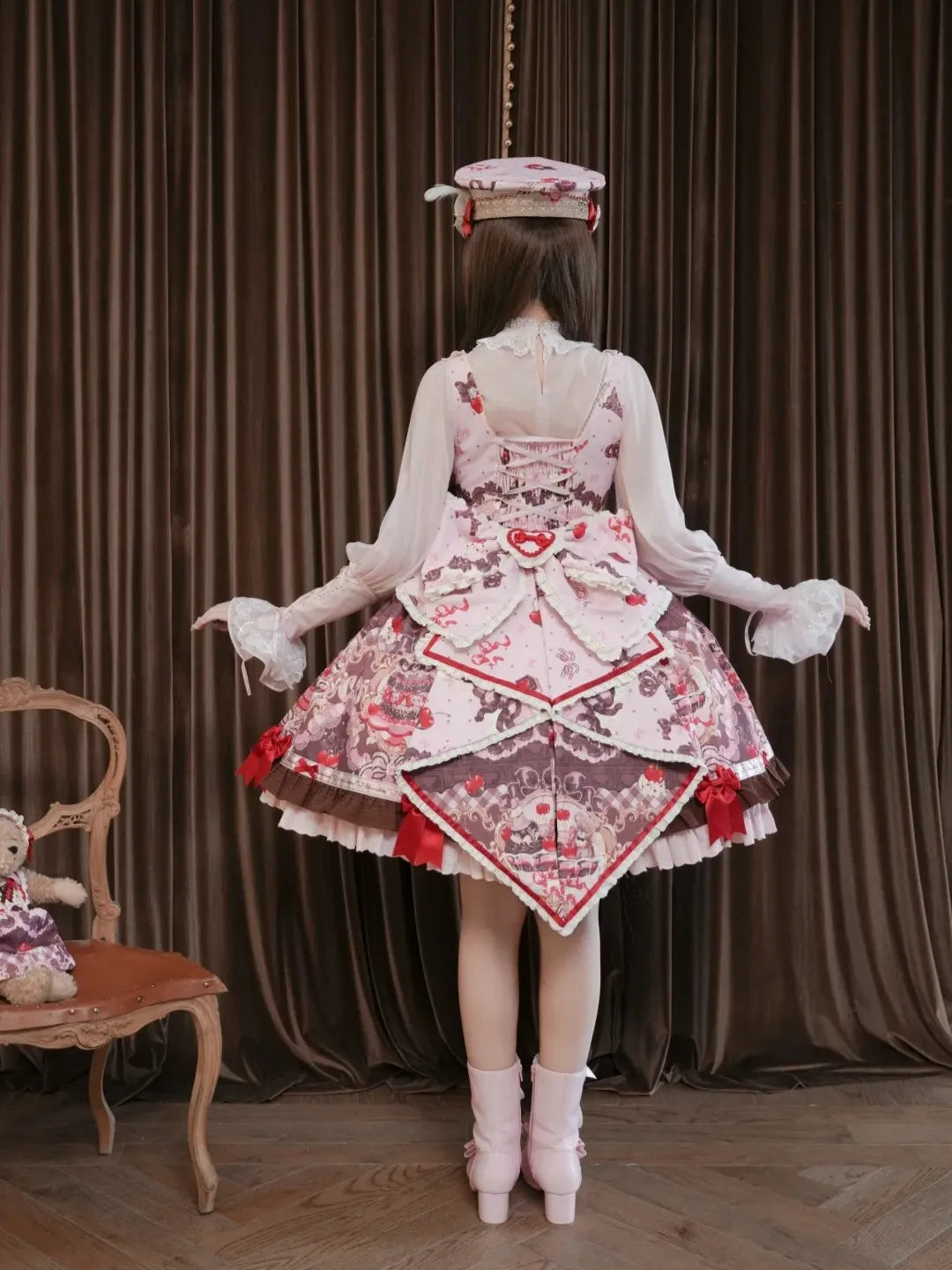 Royal Princess Chocolate Sweet Military Lolita JSK