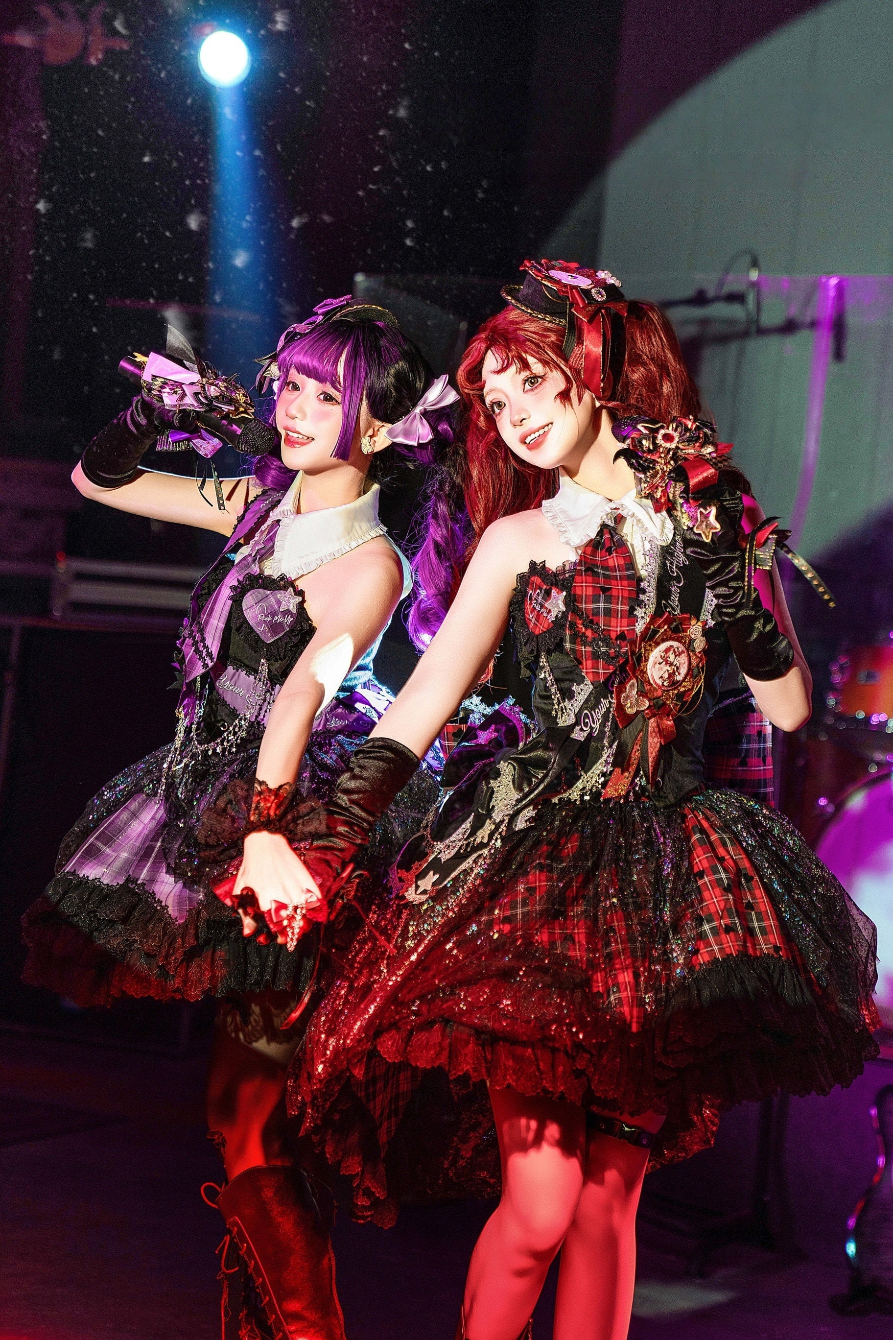 Shining Star Lolita Girl Group Idol Costume Outfit Set