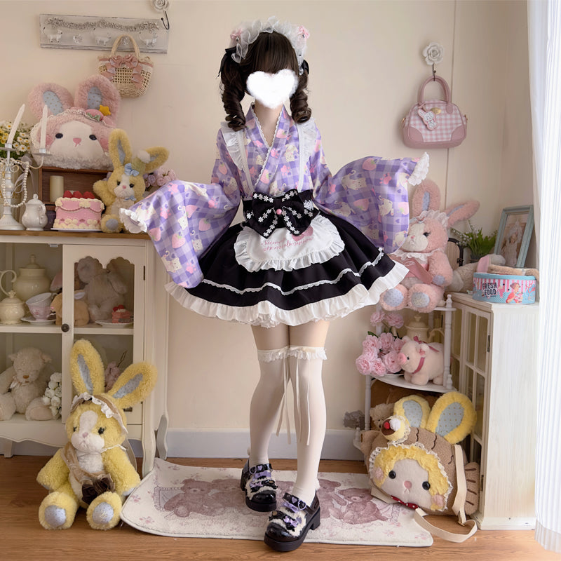 Lolita Japanese style Maid Dress LE1024