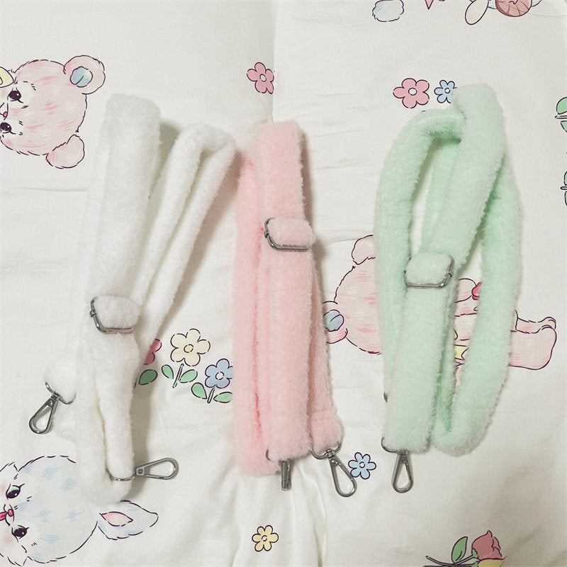 Melting Ice Cream Plush Crossbody Bag