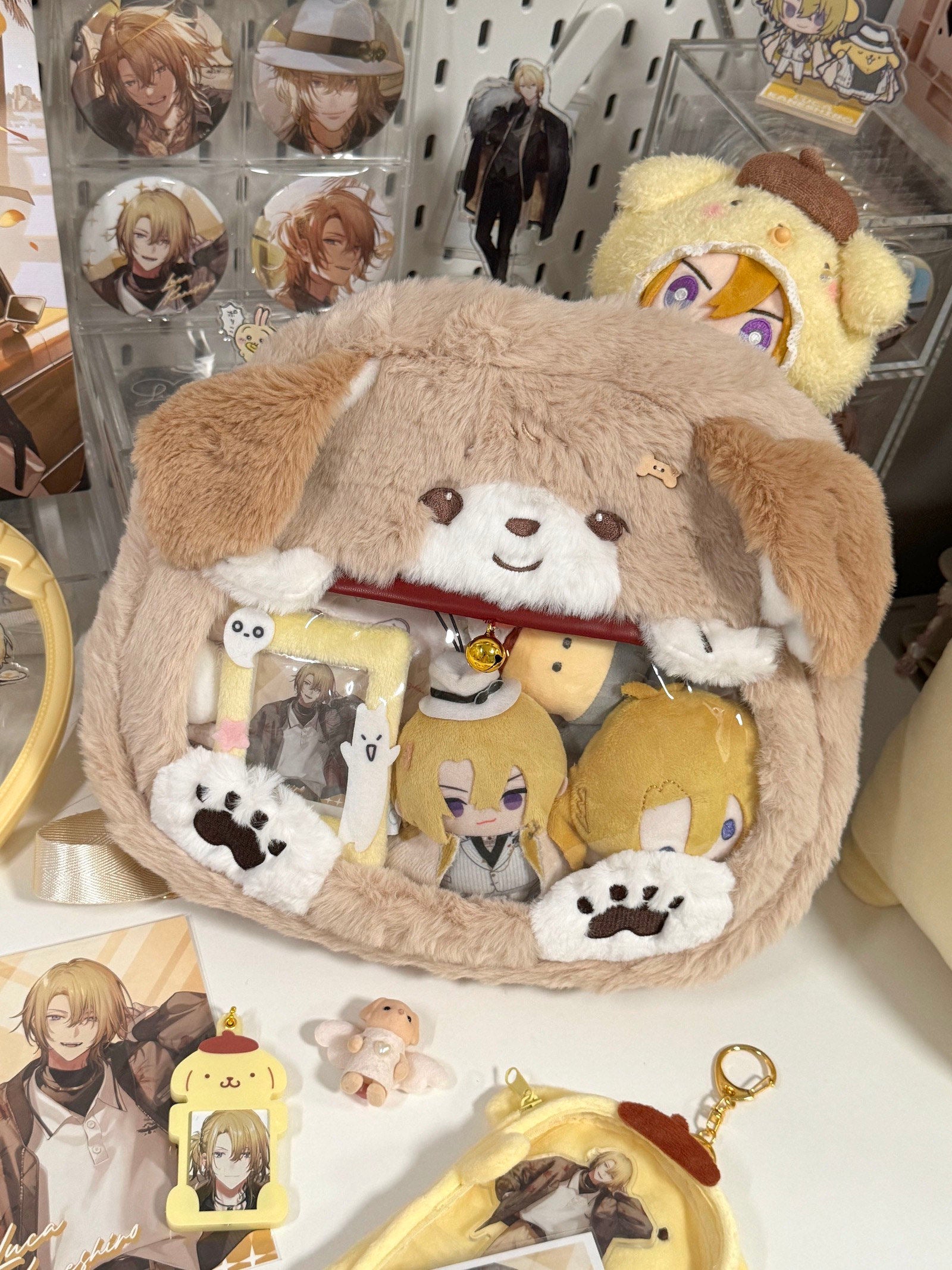 Golden Retriever Plush Cute Ita Bag