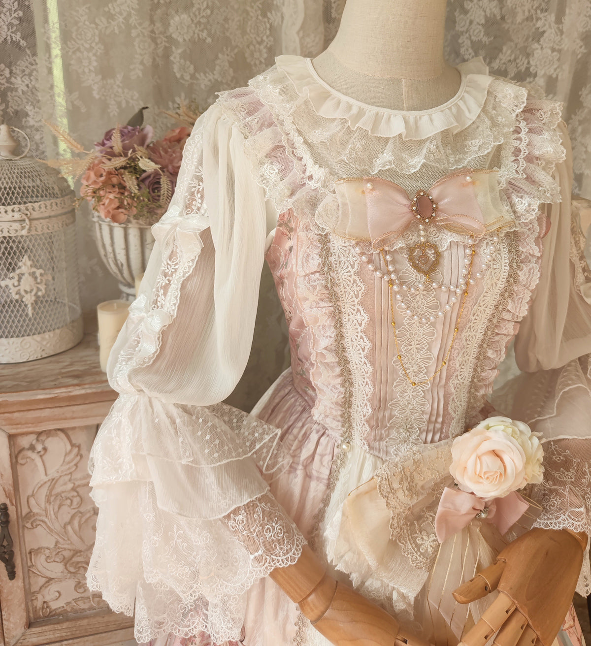 Lolita Bridal Dress Matching Princess Sleeve Blouse