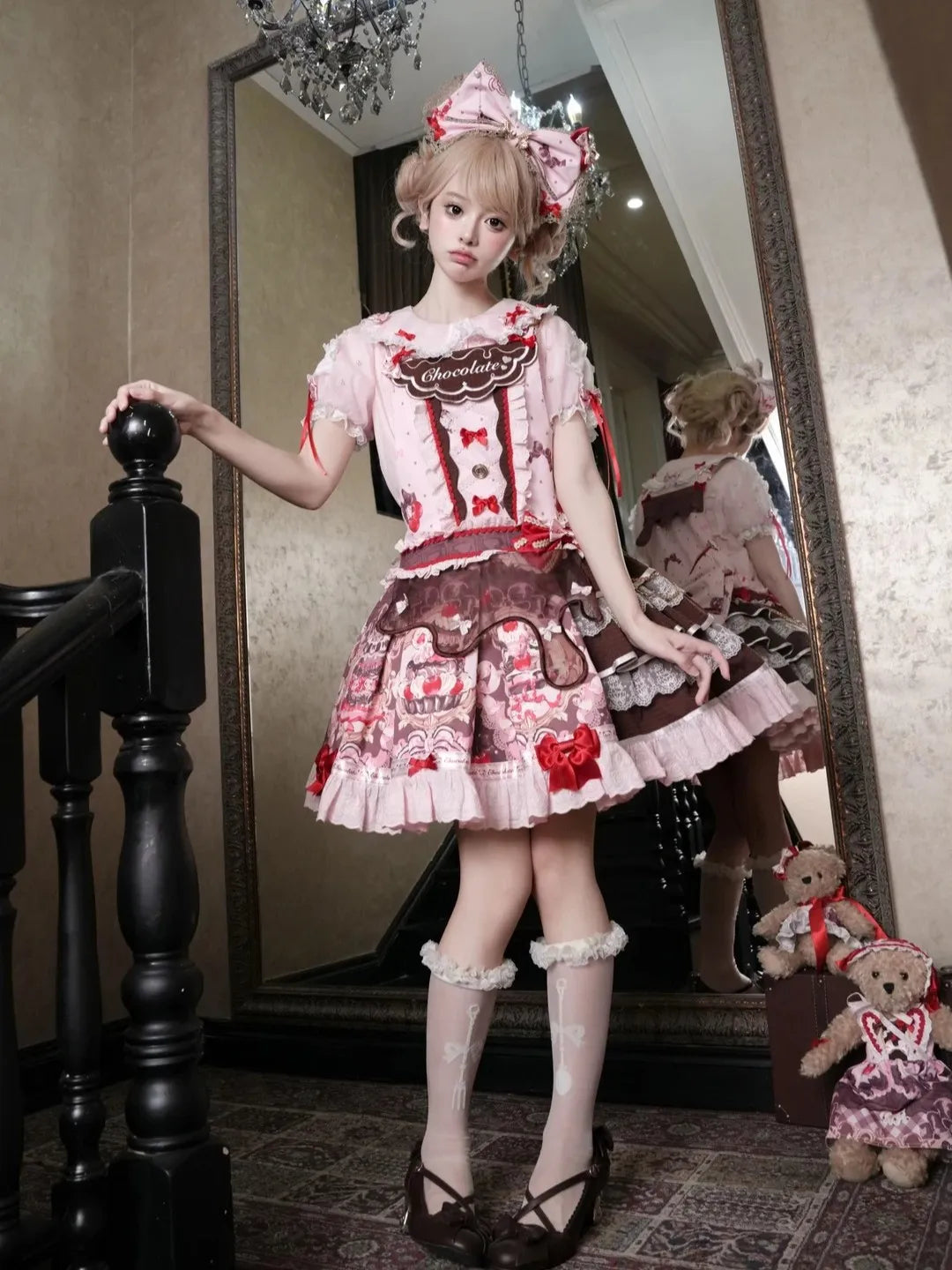 Royal Princess Chocolate Sweet Military Lolita JSK
