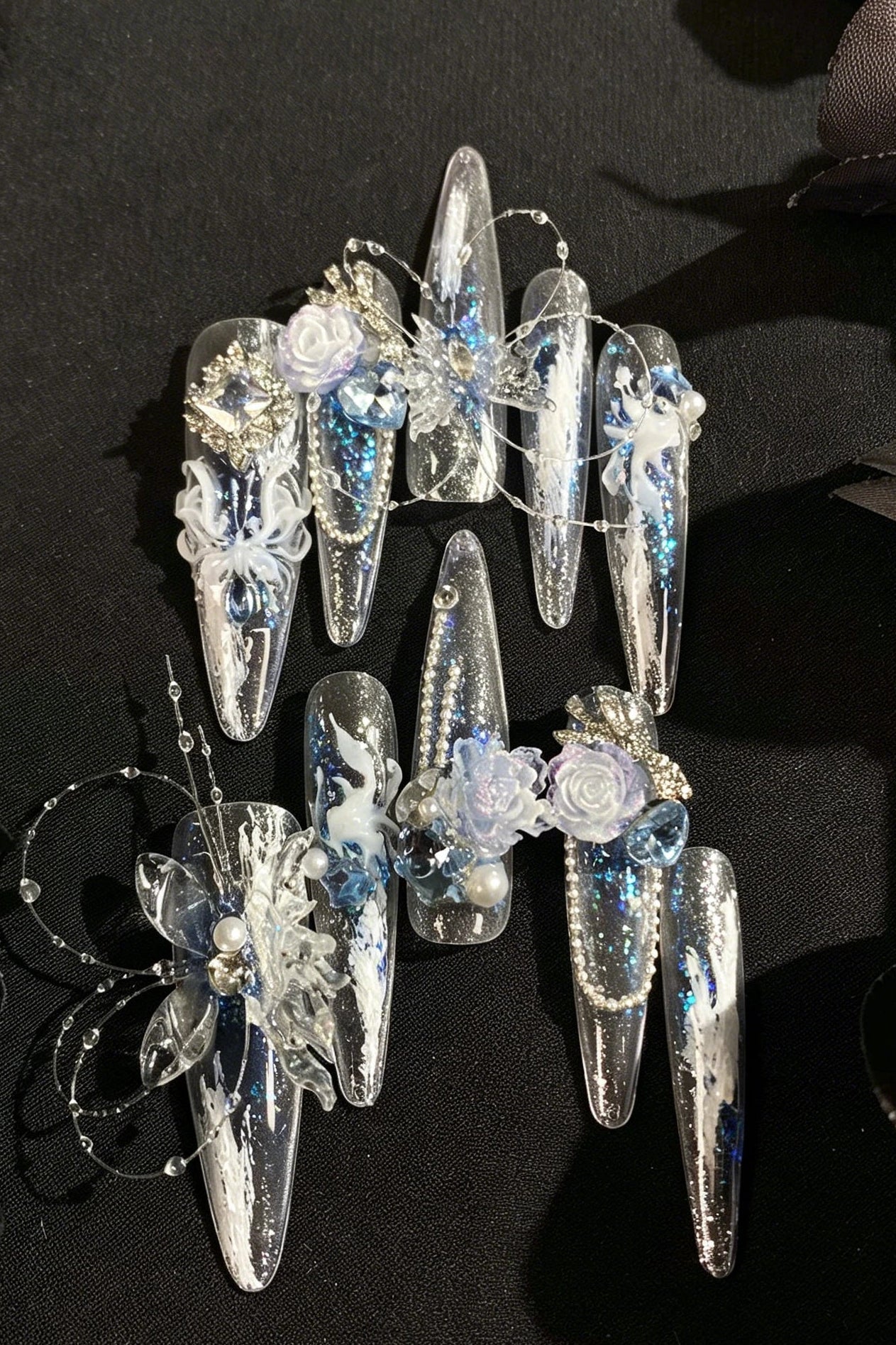 Sariel Tenderness Lolita Handmade Detachable Press-On Nails