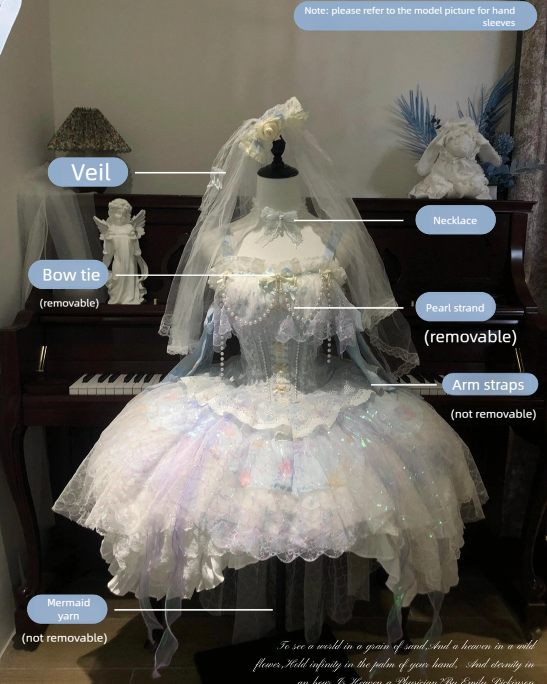Lolita Ocean Mermaid JSK Dress LS1020