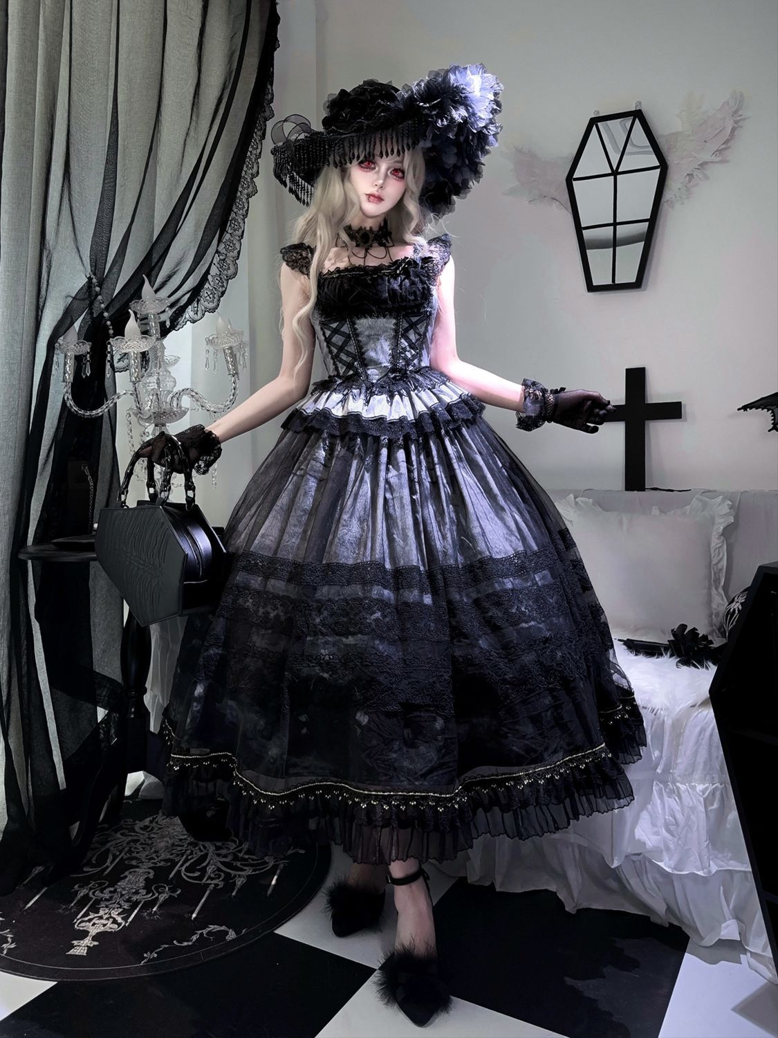 Lolita Gothic Dress Set LG1019