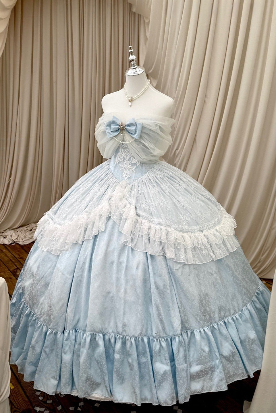 Robe Princesse en Satin Doux