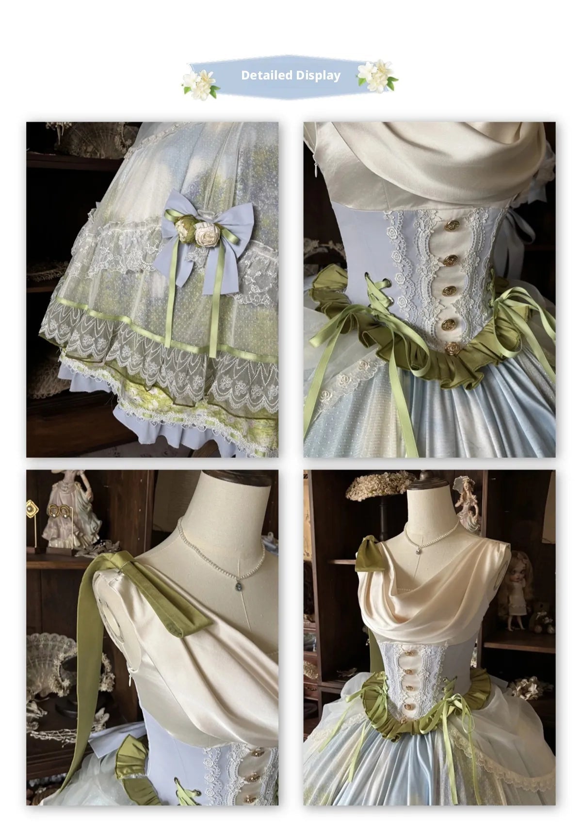 Giverny Spring Day Elegant Fairy Lolita JSK