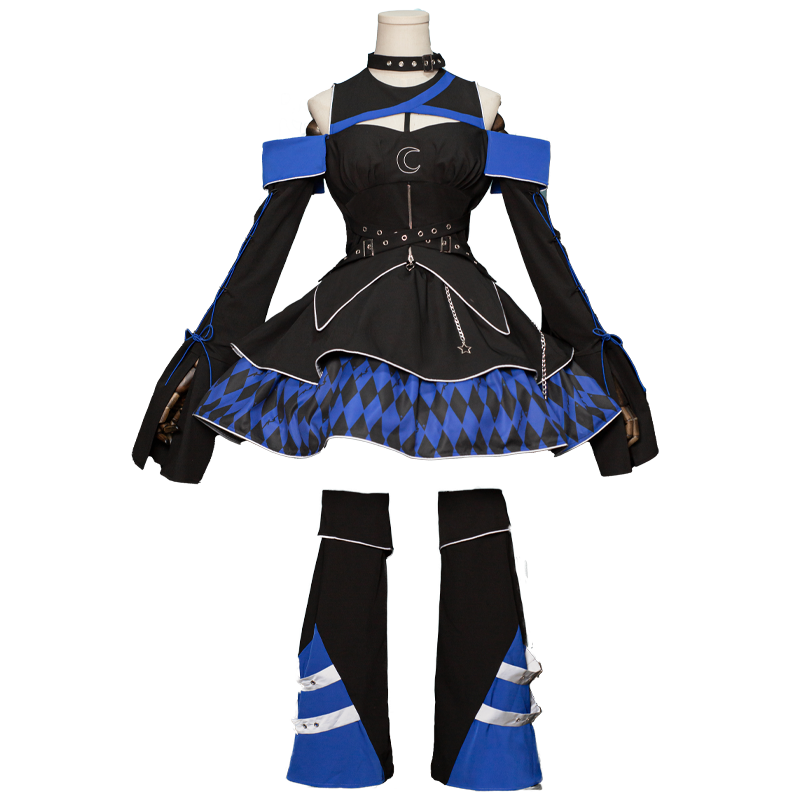 Lolita Reflective Goth Magical Girl Deluxe Full Set LG1056