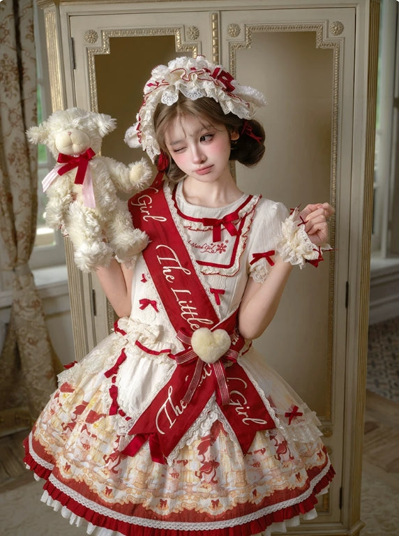 Christmas Lamb Lolita Christmas Themed OP Dress Set
