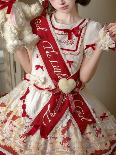 Christmas Lamb Lolita Christmas Themed OP Dress Set