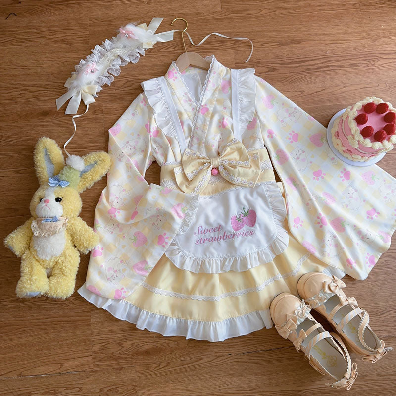 Lolita Japanese style Maid Dress LE1024