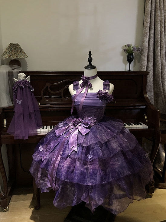 Wisteria Butterfly Lolita JSK Dress