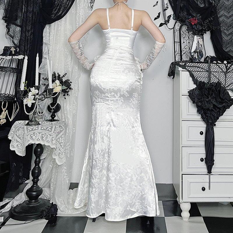 Lolita Pearl fishtail long dress LG1012