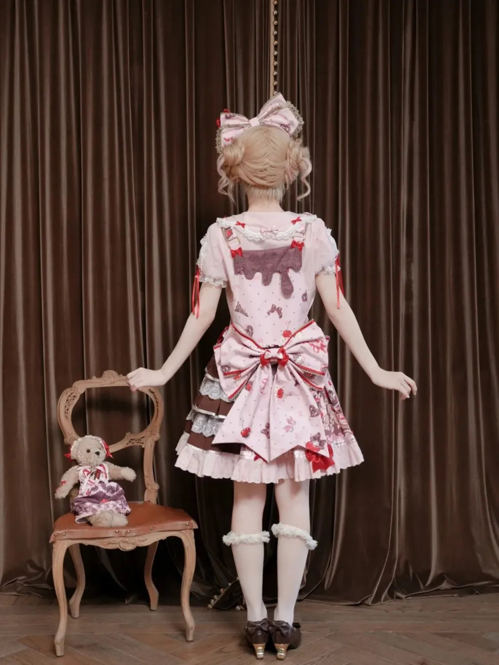 Royal Princess Chocolate Sweet Military Lolita JSK