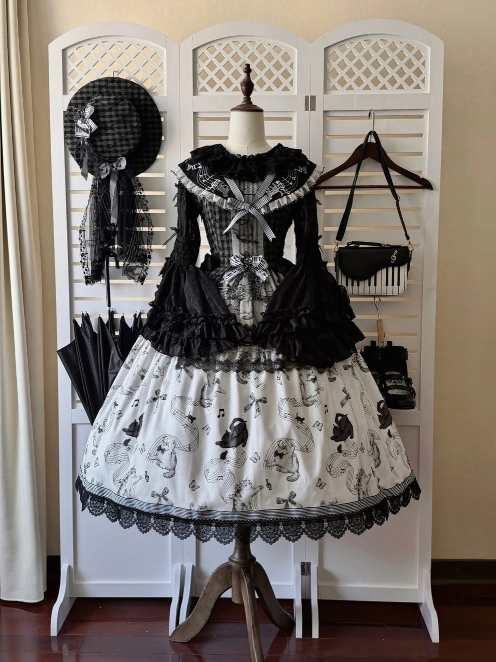 Meow Aria Original Lolita Sailor Collar Embroidery JSK Dress