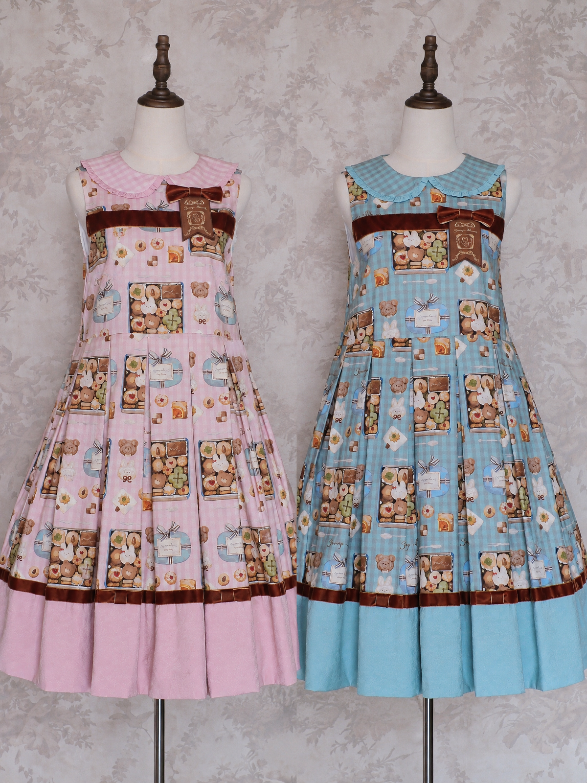 Cookie Box Lolita JSK SK Vest Blouse and Accessories Set