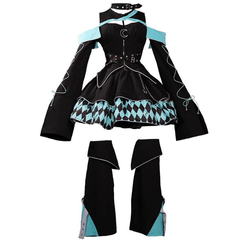 Lolita Reflective Goth Magical Girl Deluxe Full Set LG1056