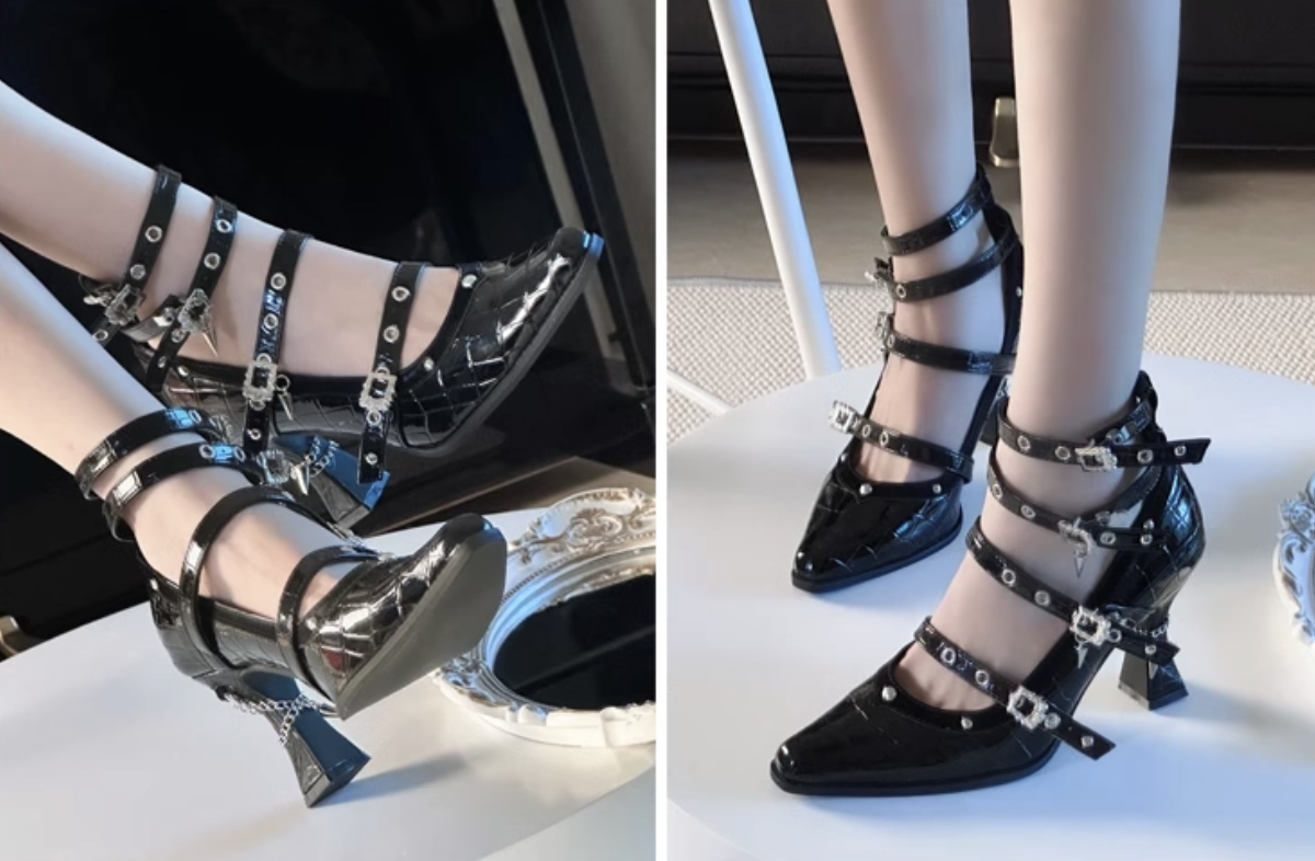 Thorn Throne Gothic Irregular Heel Shoes