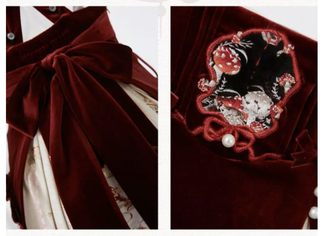 Sheep Poison Mushroom Gothic Coat & JSK Set
