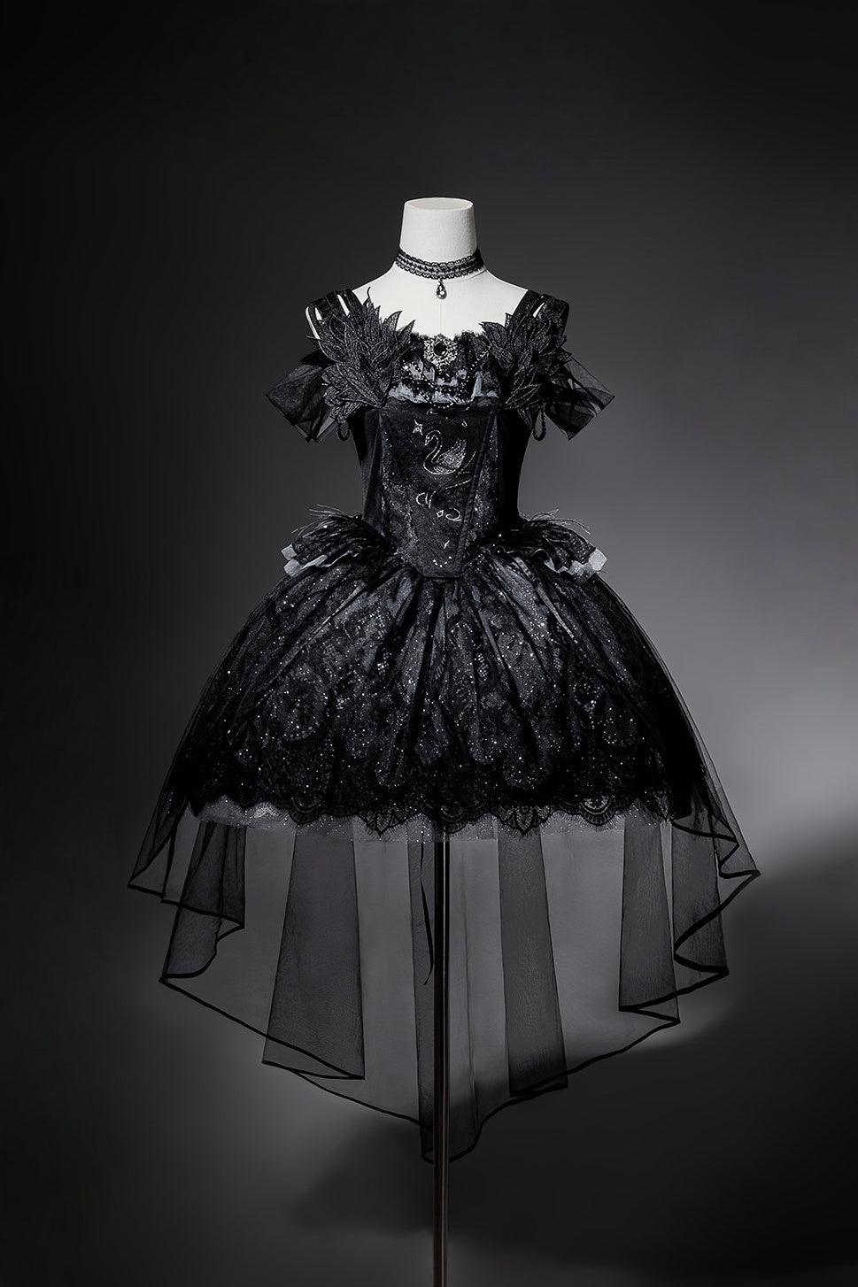 Prayer of the Black Swan Lolita Gothic Set
