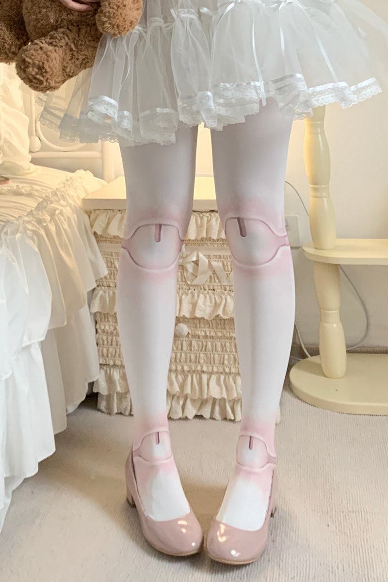 Lolita Sweet Doll Joint Printed J-Fashion Tights