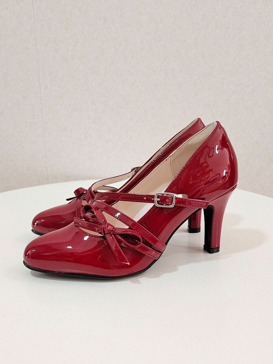 Lolita Elegant Sweet Pointed Toe Heels