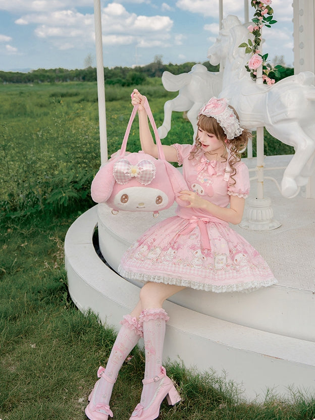 My Melody Collaboration Series SK Skirt & T-Shirt Set