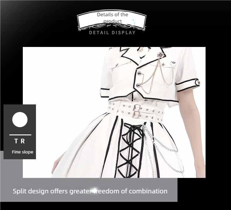 Lolita Cavalier Aesthetic Outfit Set LO1007