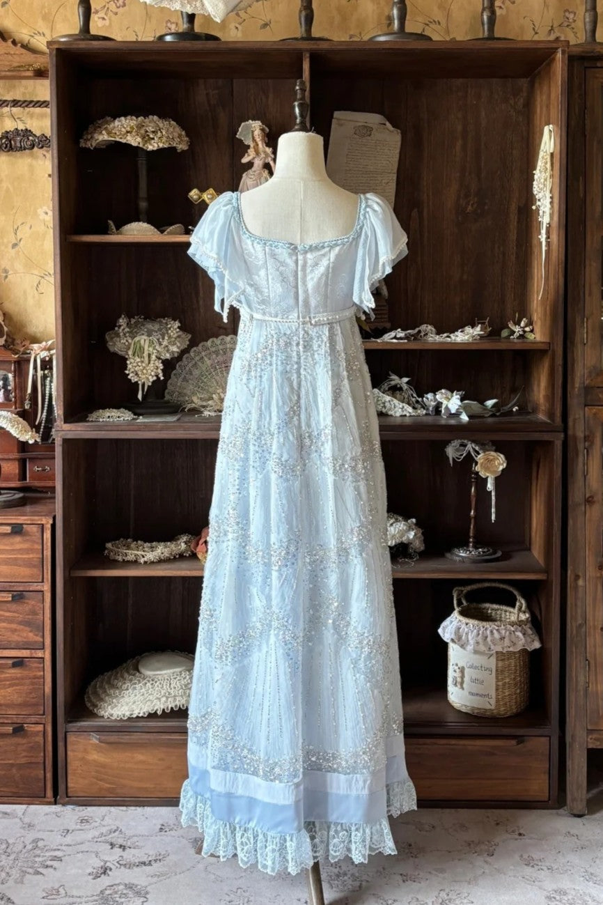 Ocean Series Sky Blue Empire Waist Lolita Dress Set