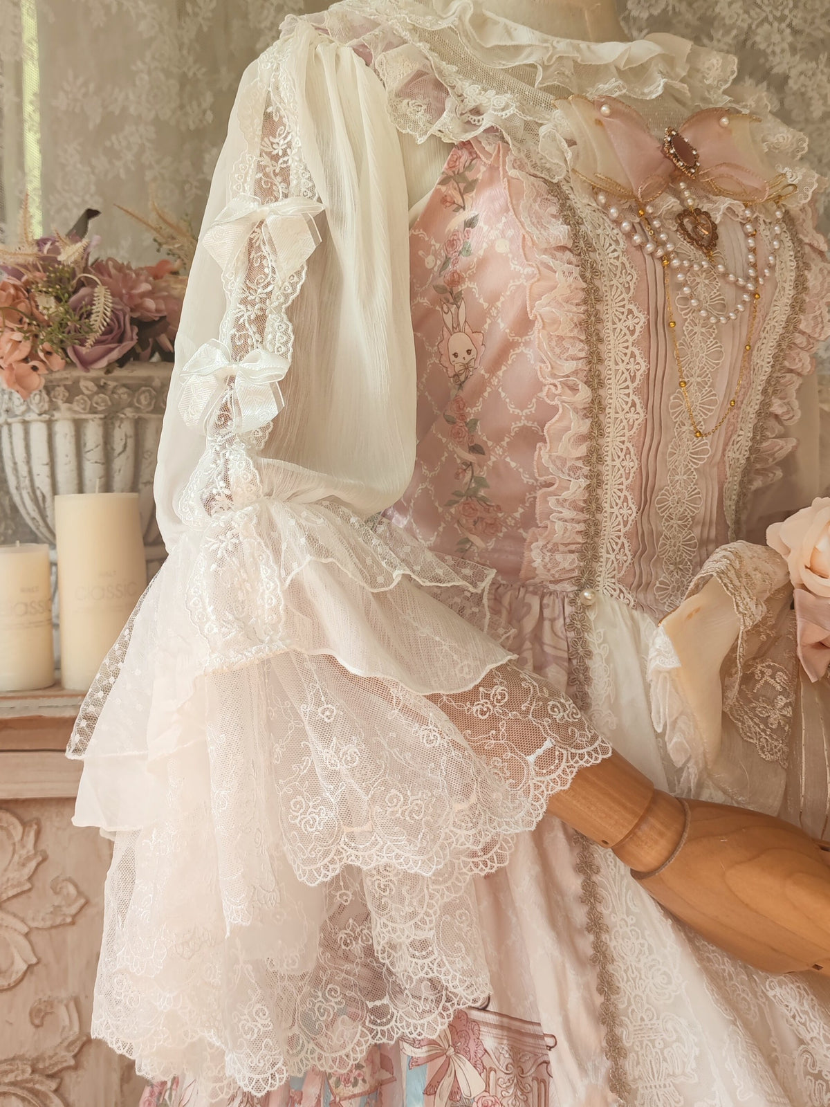 Lolita Bridal Dress Matching Princess Sleeve Blouse